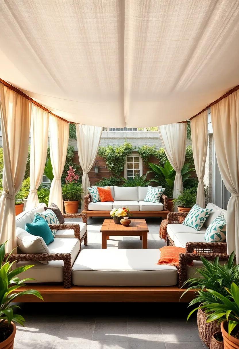 Outdoor Daybeds with‍ Canopies ‍for Shady Retreats