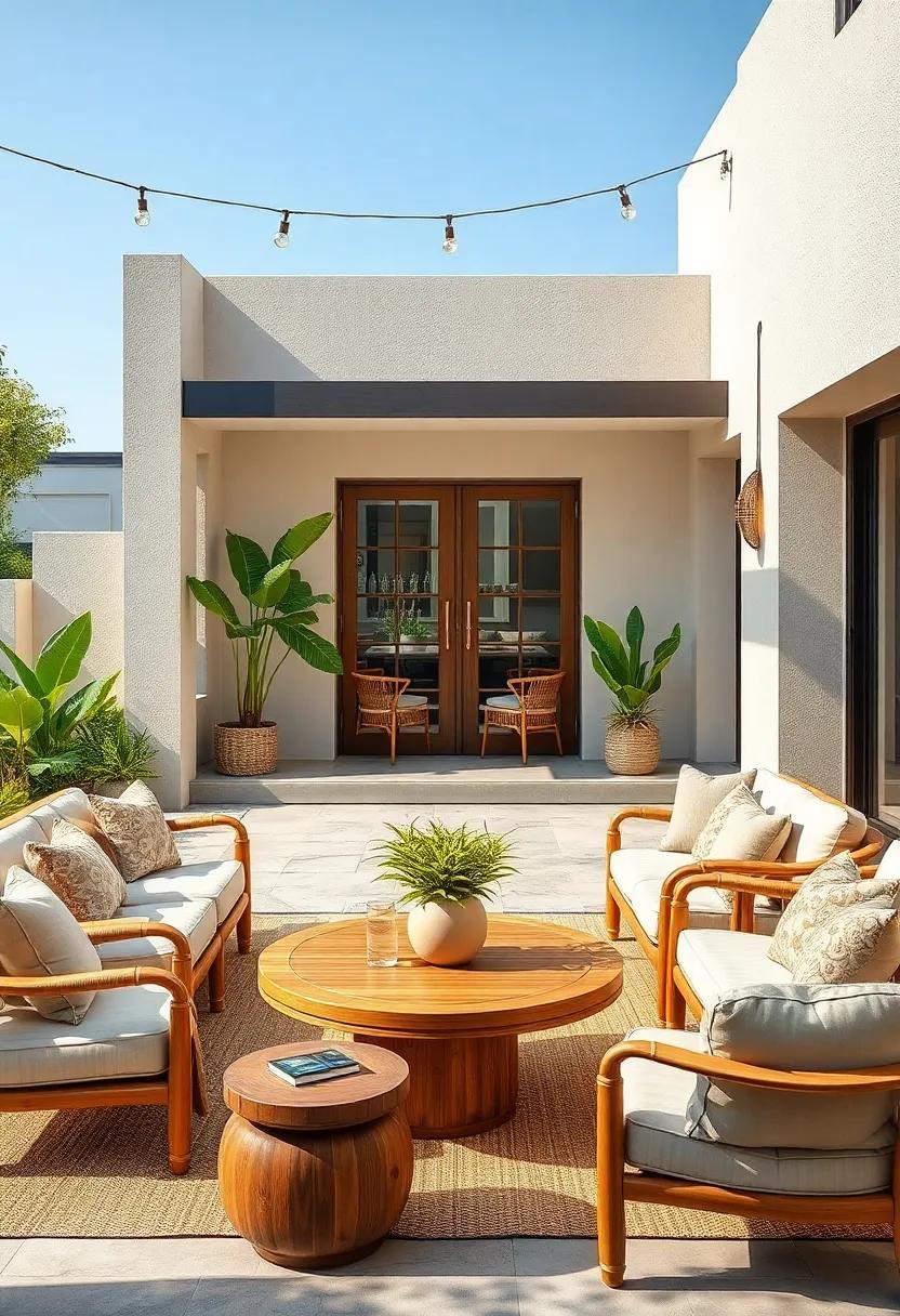 Sustainable⁣ Bamboo⁢ Furniture for Eco-Friendly Appeal