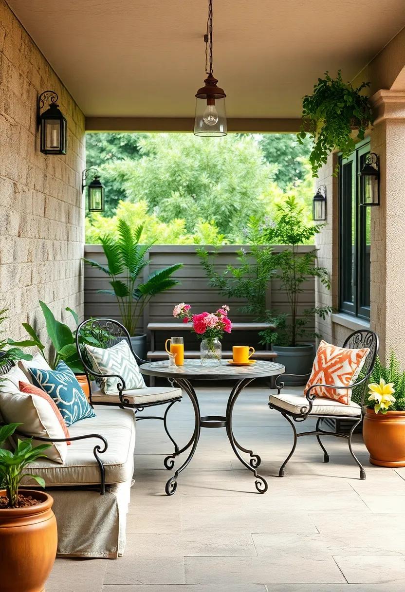 Vintage-Inspired Cast Iron Bistro Sets for Charming Alfresco ​Dining