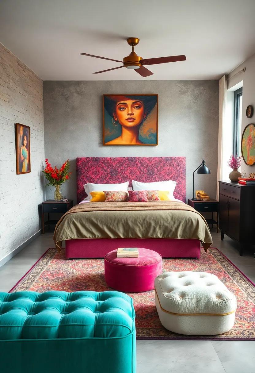 Choose Upholstered Headboards ‌in​ Bold, Vintage Fabrics
