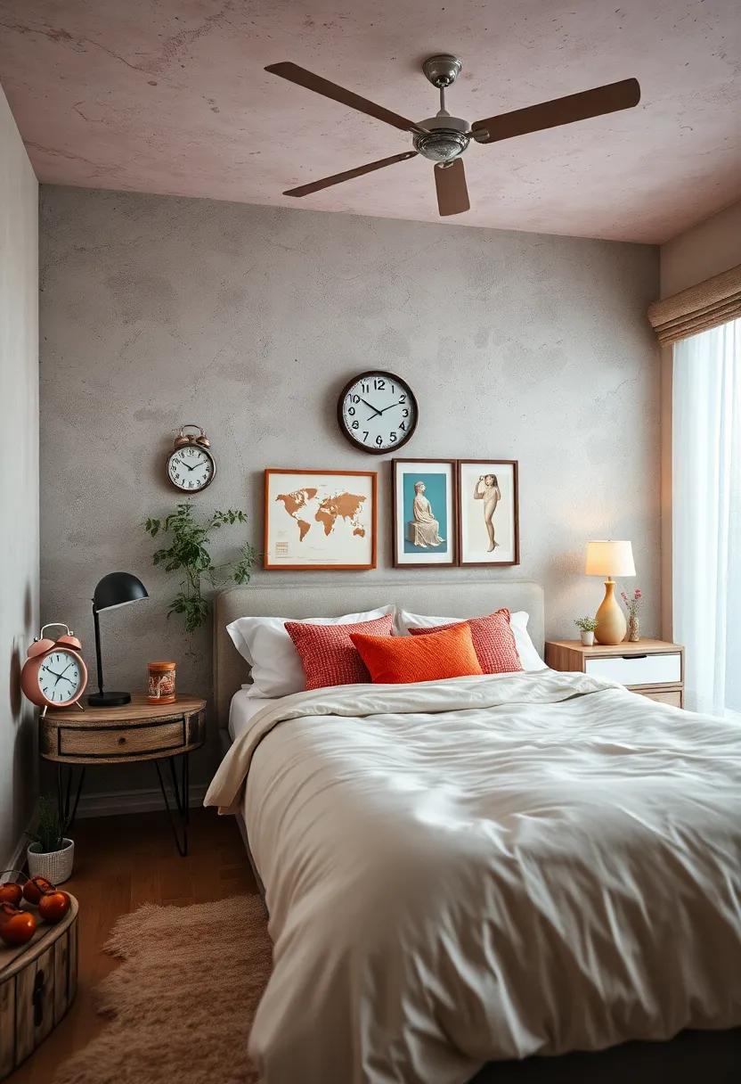 Use Retro Alarm Clocks as both Functional and Decorative Elements
