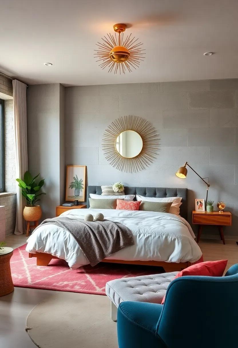 Install⁣ a Sunburst ⁤Mirror to Capture Classic Mid-Century Elegance