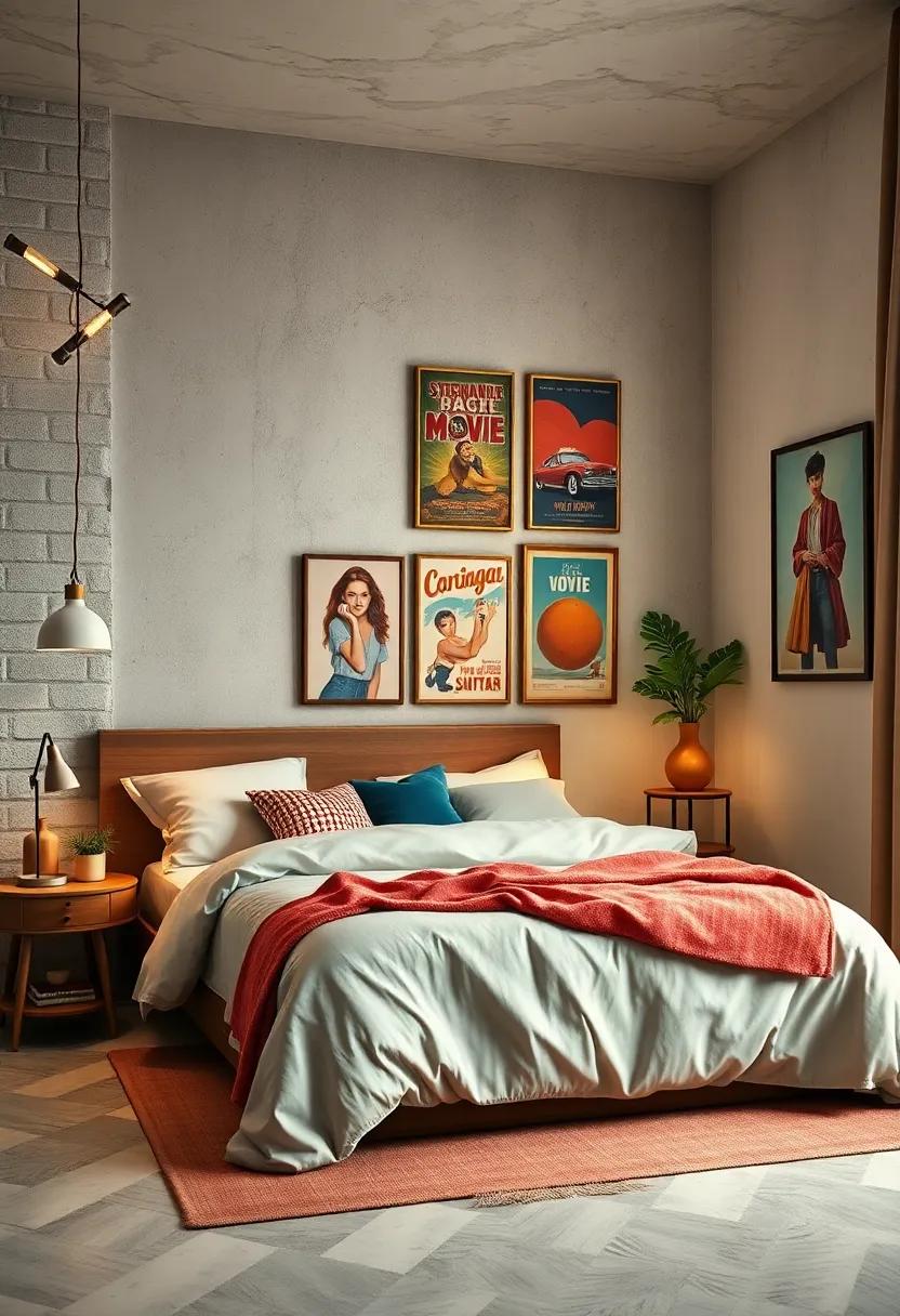 Display Retro Art ⁤Prints or Vintage Movie Posters for a Nostalgic Touch
