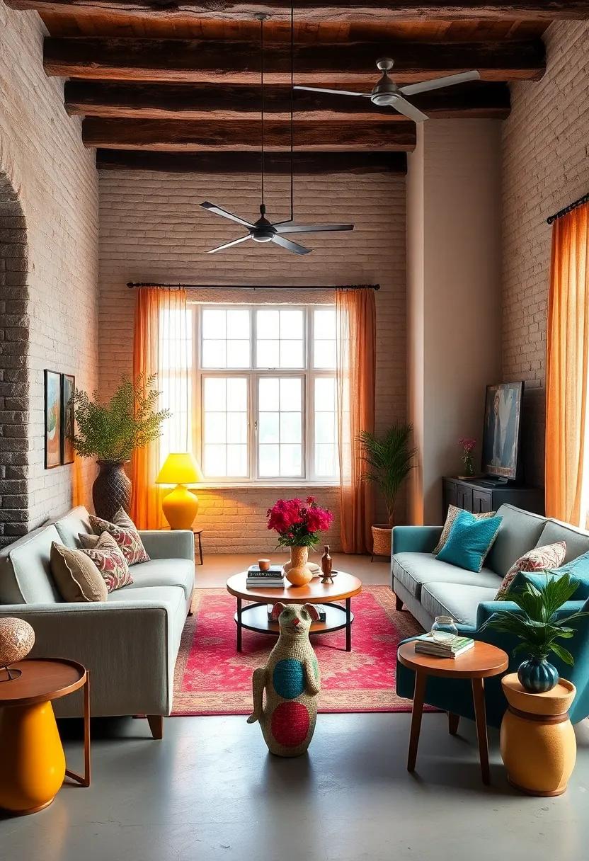 Choose a colorful ceramic floor lamp shaped like‌ an animal ‍or ⁢abstract form for a statement piece full of personality