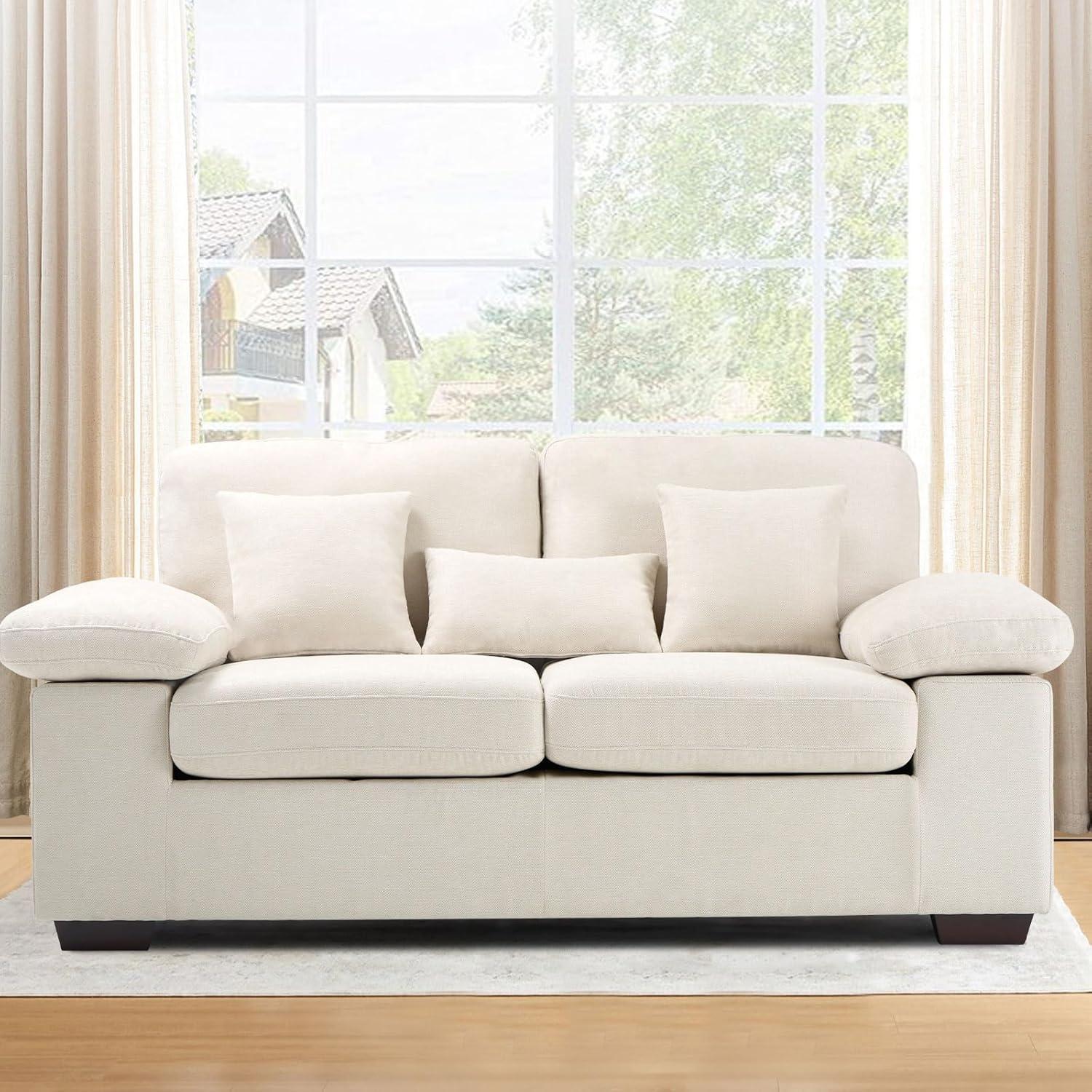 Finding Cozy Comfort Together: Our Take on the COLAMY Loveseat Sofa
