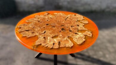 Why We Love Our Custom Orange Lava Epoxy Table Experience