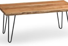Our Take on the Alaterre 42″ Live Edge Coffee Table: Rustic Meets Modern