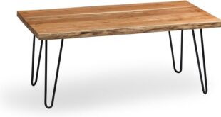Our Take on the Alaterre 42″ Live Edge Coffee Table: Rustic Meets Modern