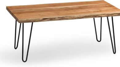 Our Take on the Alaterre 42″ Live Edge Coffee Table: Rustic Meets Modern