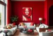 25 Stunning Ruby Red and Ivory Luxury Interiors That Redefine Bold Elegance