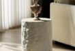 Our Take on the 15.74″ Marble-Style Side Table for Small Spaces