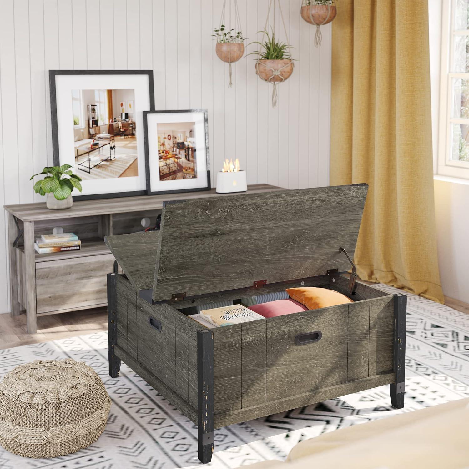 Why We Love the Bestier Lift Top Coffee Table with Storage