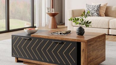 How We Loved the Tribesigns Extendable Coffee Table’s Style & Storage