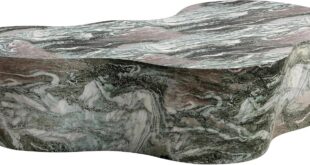 Our Take on the Slab Grey/Blush Faux Marble Coffee Table