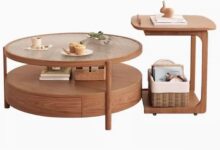 Discovering Our Perfect Natural Coffee Table Set: Stylish & Smart Storage