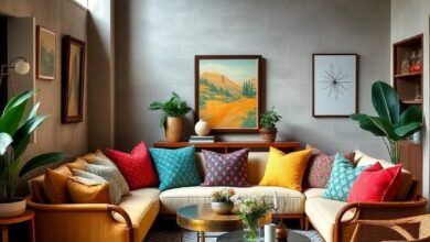 23 Eclectic Room Ideas Featuring Mismatched Pillows for a Unique Vibe