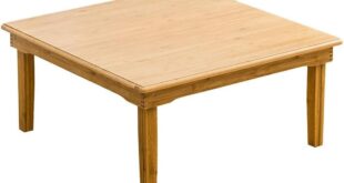 How We Love This Bamboo Folding Table: Stylish, Simple, and Space-Saving
