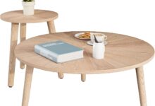 Our Take on the VVFLU Oak Round Coffee Table Set: Style Meets Function