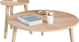 Our Take on the VVFLU Oak Round Coffee Table Set: Style Meets Function