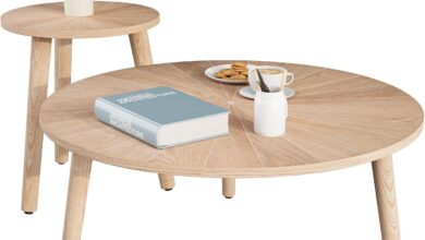 Our Take on the VVFLU Oak Round Coffee Table Set: Style Meets Function