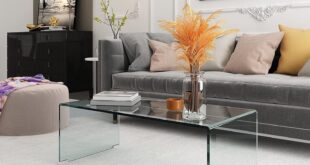 Why We Love Our Sleek Rectangle Glass Coffee Table: A Review