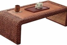 Why We Love the Japanese Woven Rattan Coffee Table for Any Space