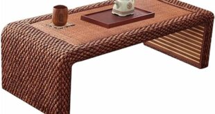 Why We Love the Japanese Woven Rattan Coffee Table for Any Space