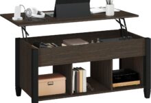 How We Loved the Yaheetech Lift-Top Coffee Table’s Smart Design