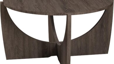 How We Fell for the Walker Edison Floating Top Coffee Table