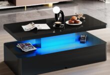 Our Honest Take on Spurgehom’s Sleek LED Coffee Table