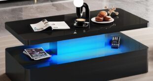 Our Honest Take on Spurgehom’s Sleek LED Coffee Table