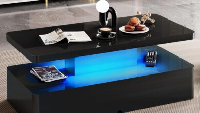 Our Honest Take on Spurgehom’s Sleek LED Coffee Table