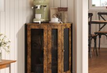 Our Honest Take on the keomaisyto 3-Tier Corner Coffee Cabinet