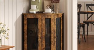 Our Honest Take on the keomaisyto 3-Tier Corner Coffee Cabinet
