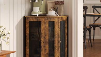 Our Honest Take on the keomaisyto 3-Tier Corner Coffee Cabinet