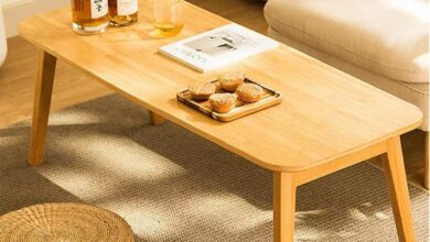 Why We Love the Foldable Bamboo Coffee Table for Small Spaces