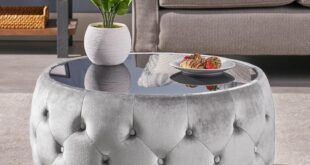 Our Take on the SSLine 30″ Velvet Ottoman Coffee Table