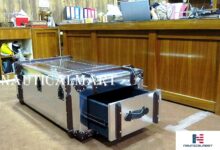 Our Take on Richard’s Trunk Coffee Table: Vintage Aviation Charm