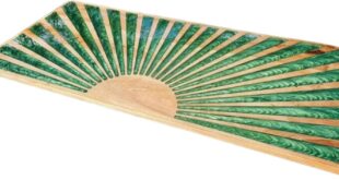 Why We Love Our Custom Green Sunlight Resin Wood Table