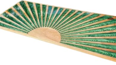 Why We Love Our Custom Green Sunlight Resin Wood Table