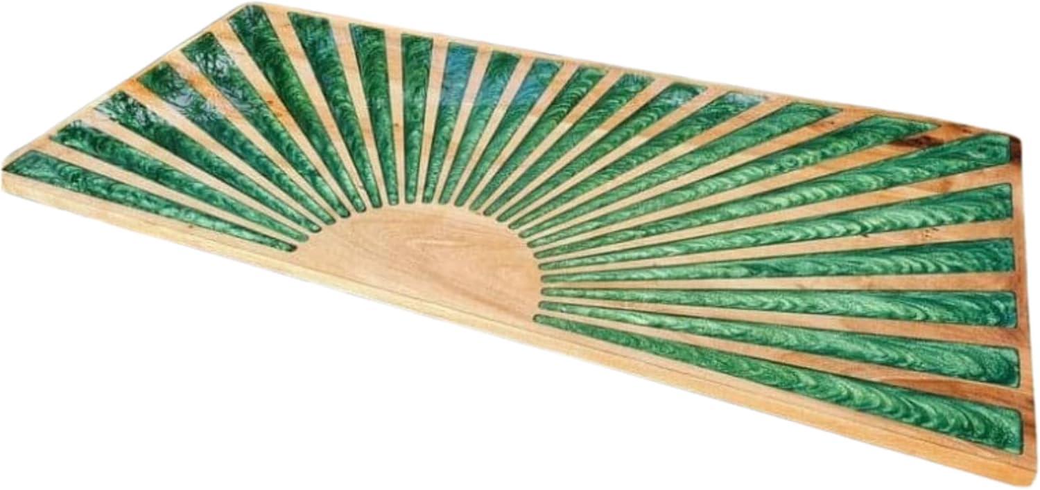 Why We Love Our Custom Green Sunlight Resin Wood Table