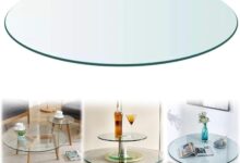 Our Honest Take on the HJXGQJM Round Tempered Glass Tabletop