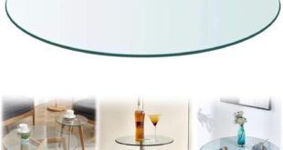 Our Honest Take on the HJXGQJM Round Tempered Glass Tabletop