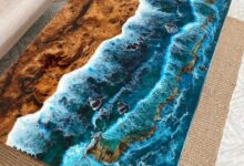 Our Experience with the Custom Beach Flow Fish Resin Table