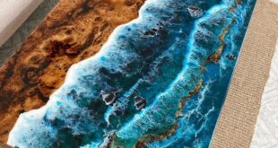 Our Experience with the Custom Beach Flow Fish Resin Table