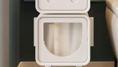 How We Organized Our Space with a Creative Robot Nightstand