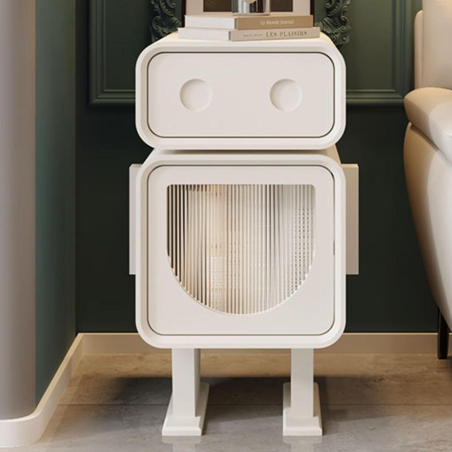 How We Organized Our Space with a Creative Robot Nightstand