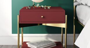 Our Honest Take on the Modern Iron Golden Nightstand: Style Meets Function