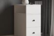 Our Honest Take: Sleek Modern White Nightstand with Storage Space