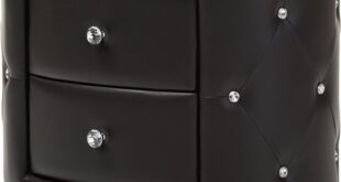 Our Take on the Baxton Davina: Glam Nightstand with Chic Storage